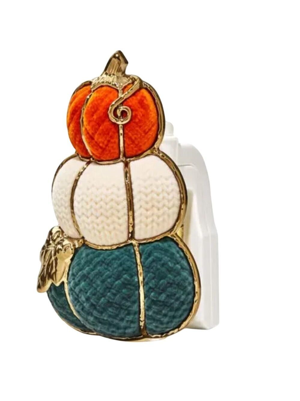 Bath and Body Works Felt Pumpkins Wallflower Plug New